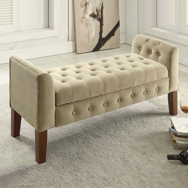 بانكيت 50×120سم - خشب زان طبيعي - ألوان متعددة - GA19